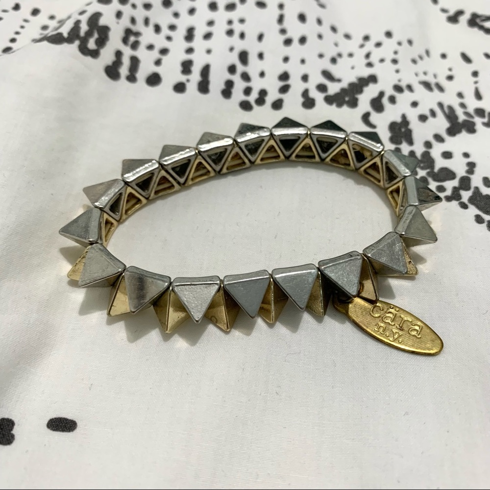GOLD & SILVER STUDS BRACELET